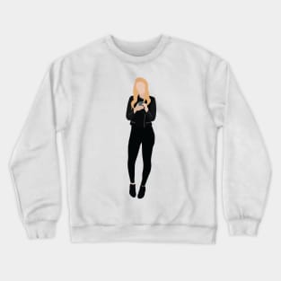 the good place bad janet illustration Crewneck Sweatshirt